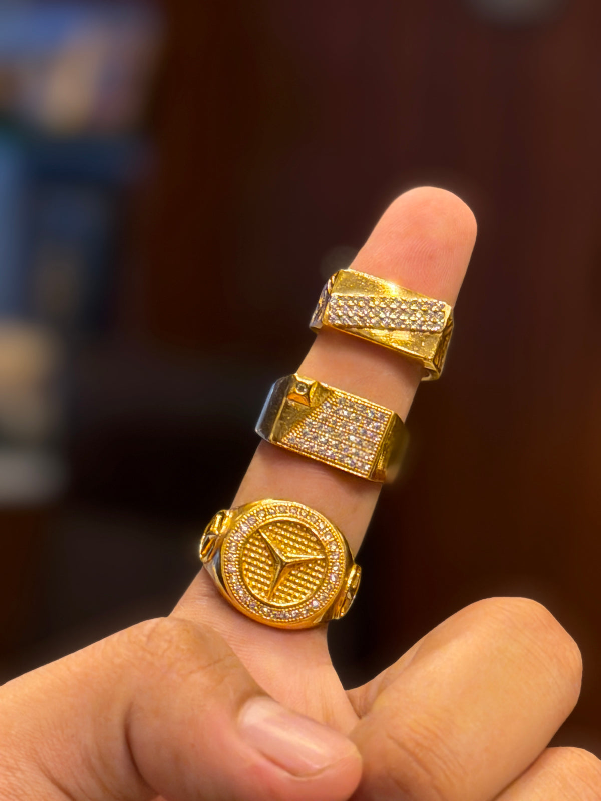 3 rings combo ( design no 2 )