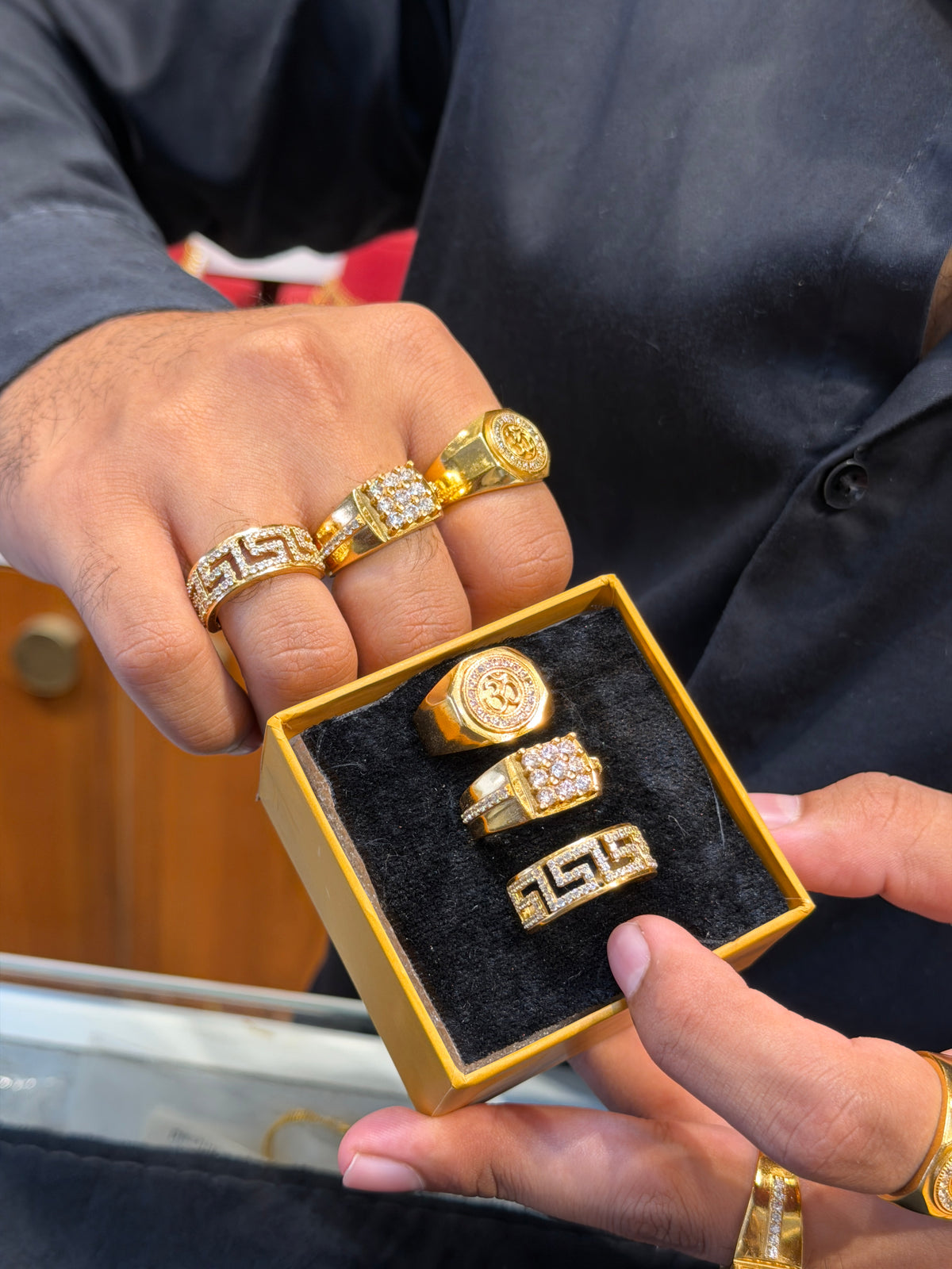 3 rings combo ( design no 4)