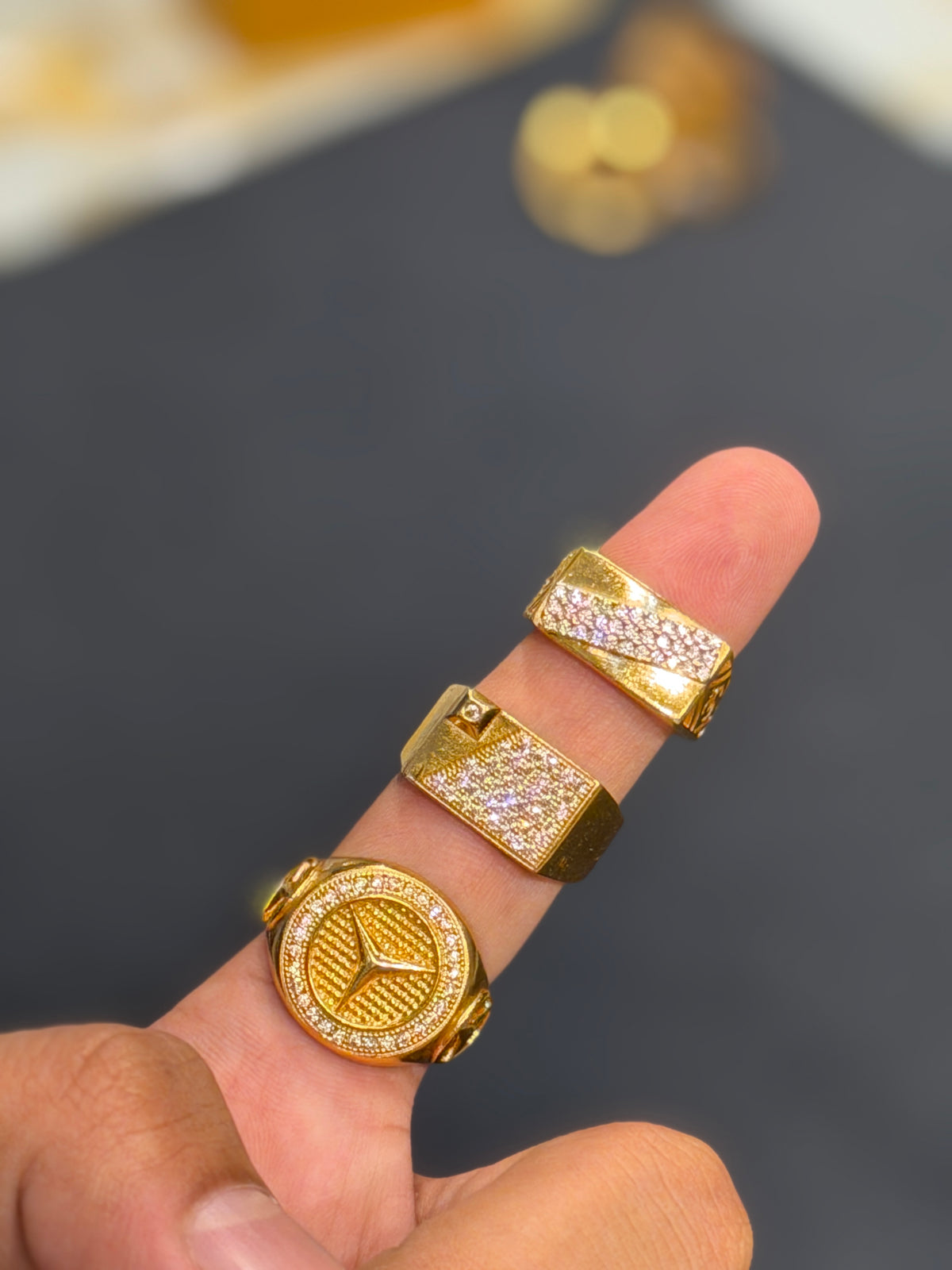 3 rings combo ( design no 2 )