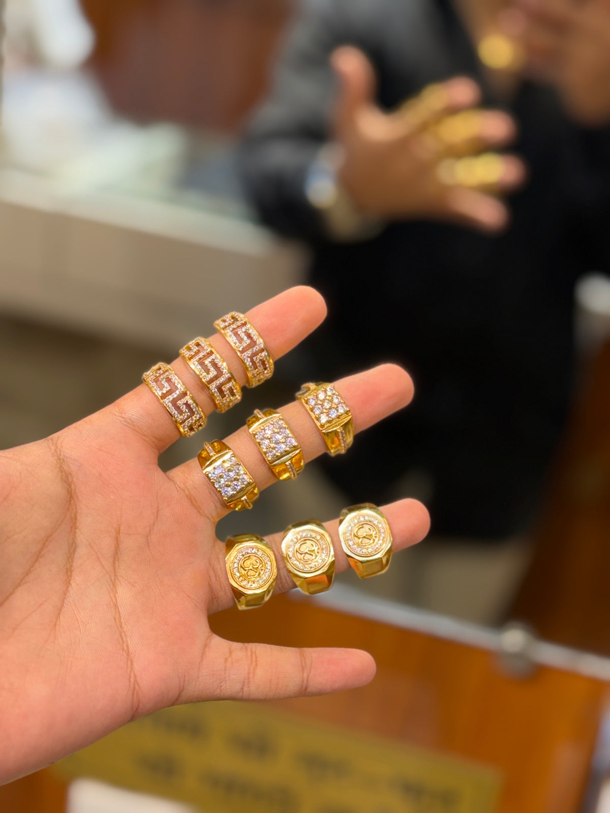 3 rings combo ( design no 4)