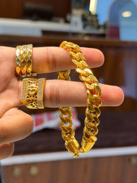 Cubin braslet + ( 2 rings combo )