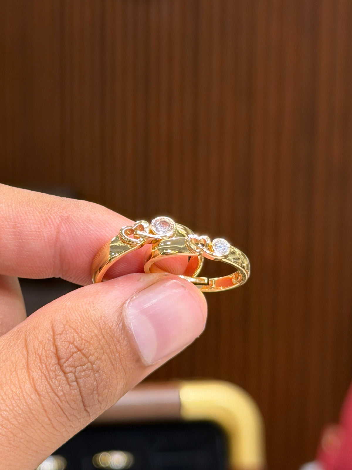 Heart shape Couple rings ( pair) ❤️