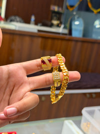 2 rings + 1 cubin braslet