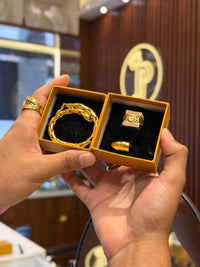 Cobra braslet + om ring + ear cuff