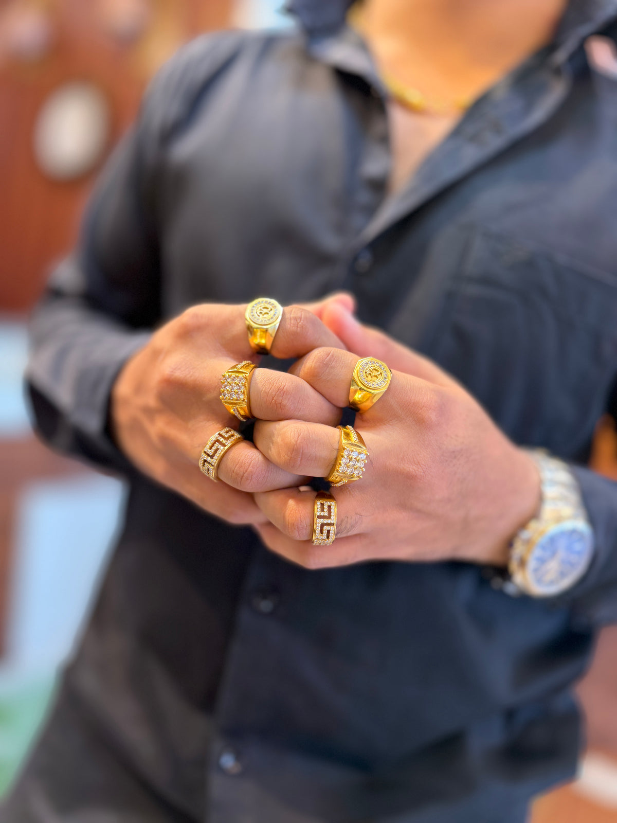 3 rings combo ( design no 4)