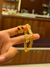 2 rings + 1 cubin braslet