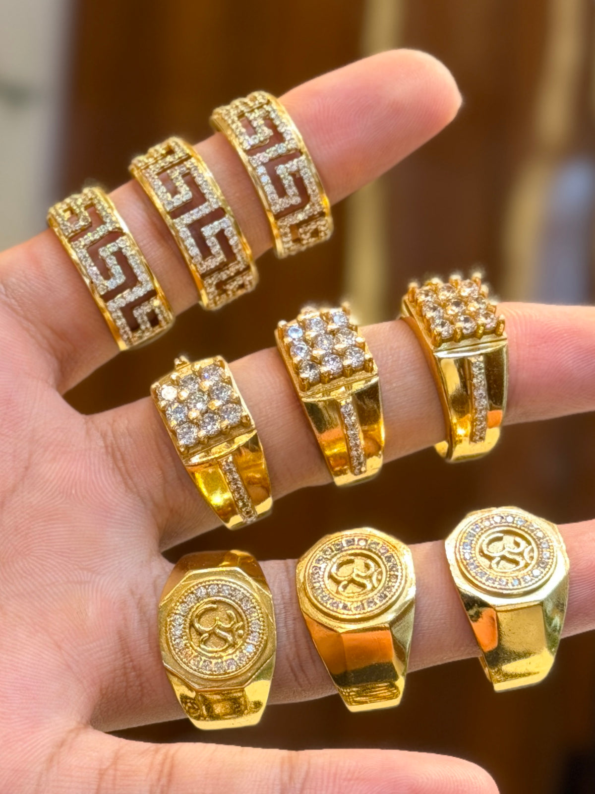 3 rings combo ( design no 4)