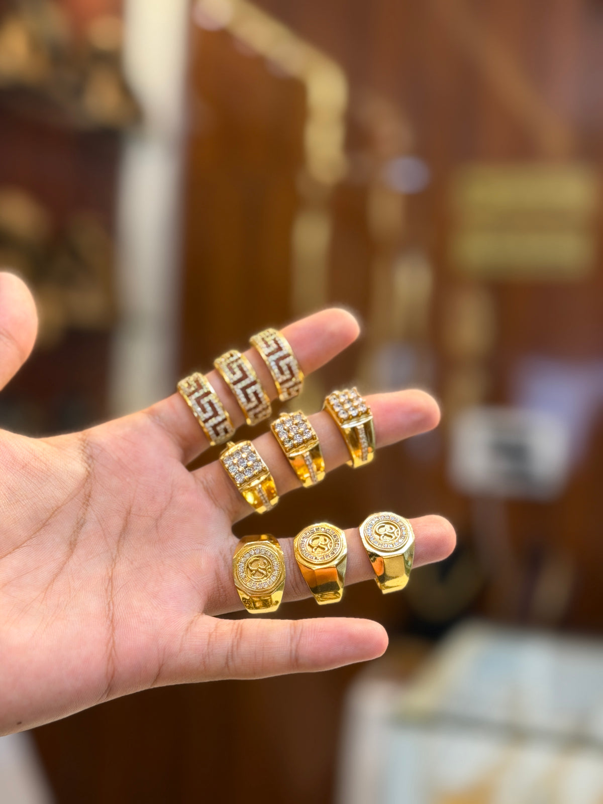 3 rings combo ( design no 4)