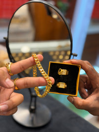 2 rings + 1 braslet  ( combo )