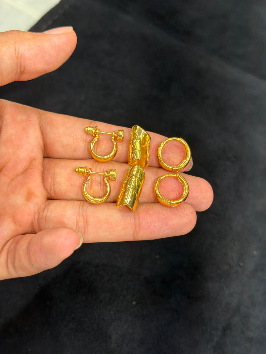 Ear cuff / stone bali / classic bali 🔥(3 pieces combo)