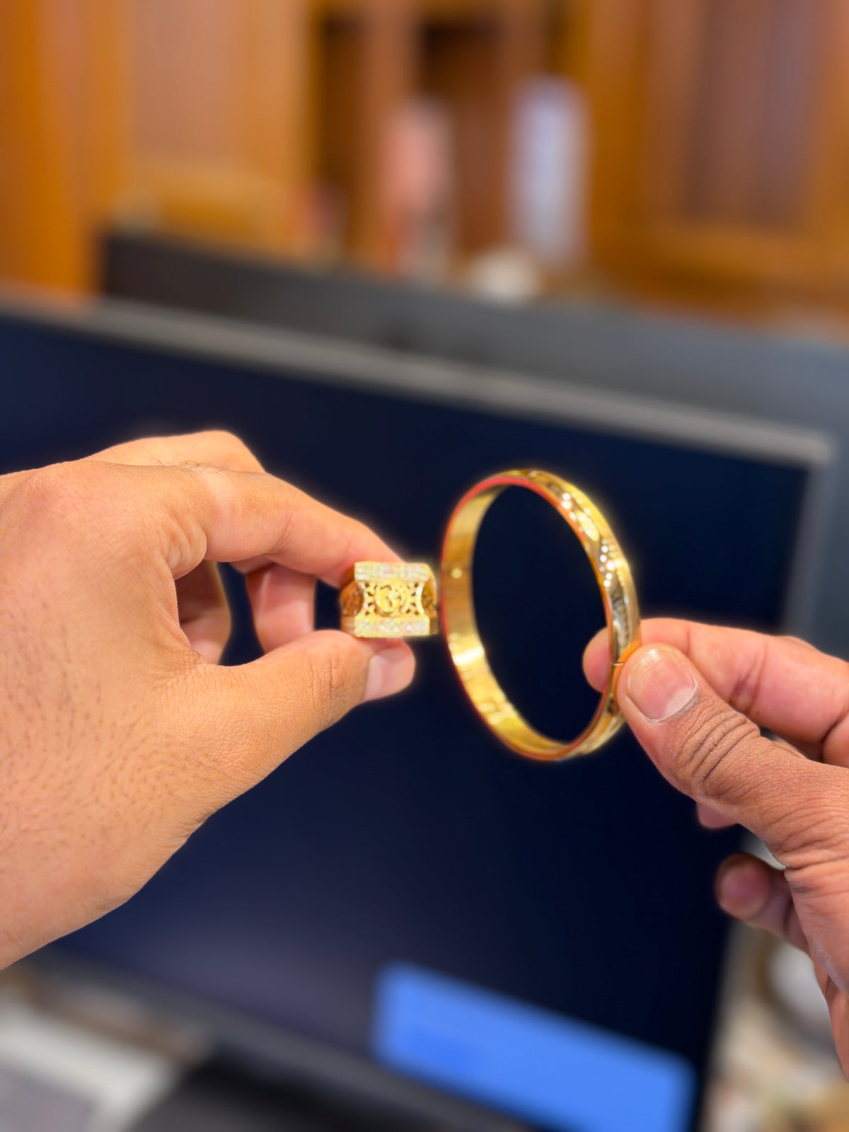 Kada + om ring combo