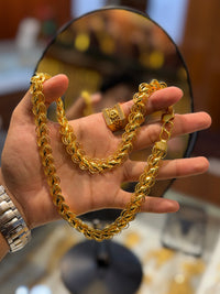 Lotus chain + om rings