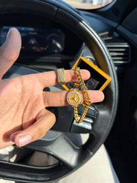 2 rings+cubin  bracelet