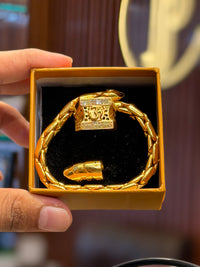Cobra braslet + om ring + ear cuff