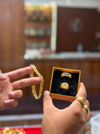 2 rings + 1 cubin braslet