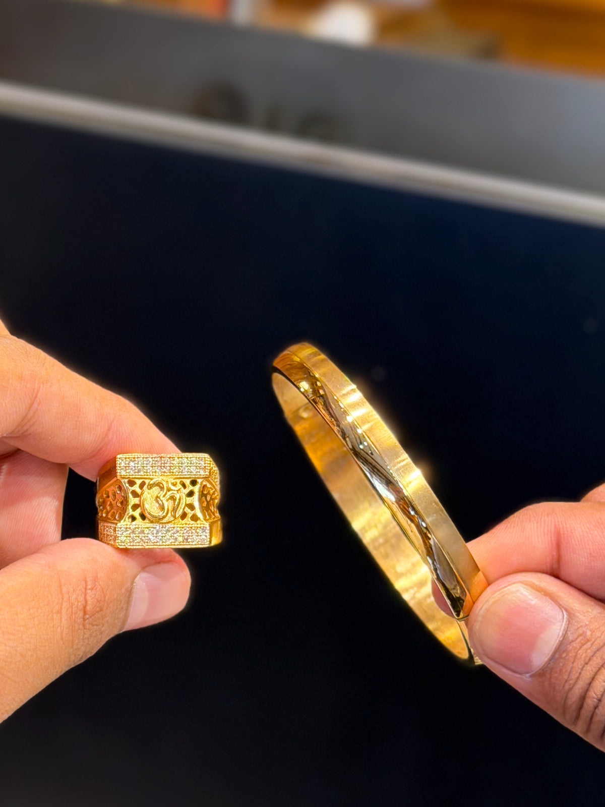 Kada + om ring combo