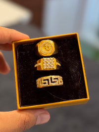 3 rings combo ( design no 4)