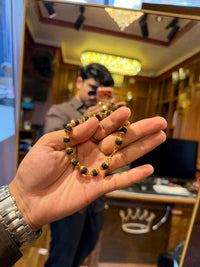 Rudraksha bracelet + 2 rings