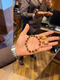 Rudraksha bracelet + 2 rings
